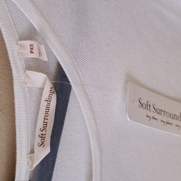 Soft Surroundings Margulies Zip Back Sweater Tunic Top Size PXS - Picture 4 of 7